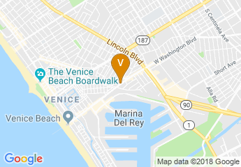 map of The Kinney Venice Beach