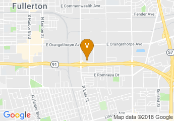map of The Hotel Fullerton Anaheim