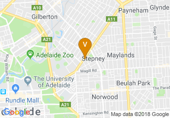 map of Jenny & Gerry's Bridal House