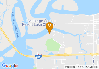 map of L'Auberge Lake Charles