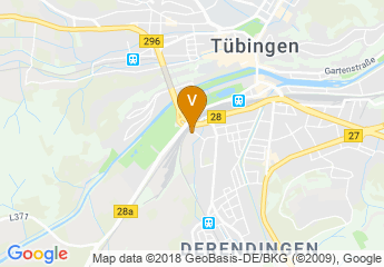 map of Kreissparkasse Tübingen -Geldautomat