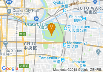 map of Osaka Castle