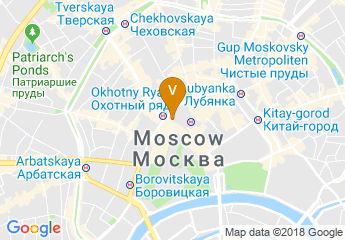 map of Four Seasons Hotel Moscow