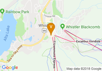 map of Hilton Whistler Resort & Spa
