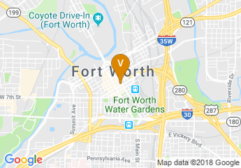 map of Embassy Suites by Hilton Fort Worth Downtown