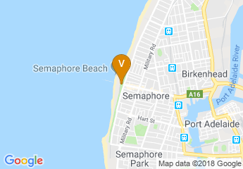 map of Semaphore Foreshore