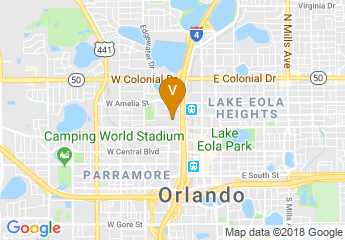 map of Marriott Orlando Downtown