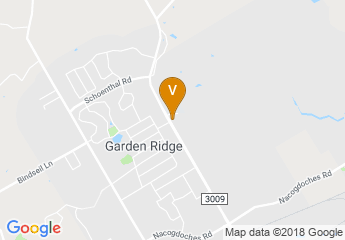 map of Garden Ridge City Hall