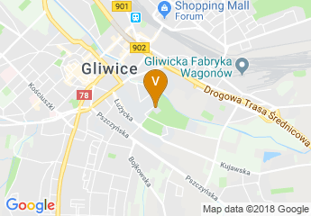 map of Ośrodek Sportu Politechniki Śląskiej