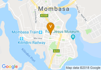map of PrideInn Mombasa
