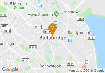 map of Royal Dublin Society (RDS)