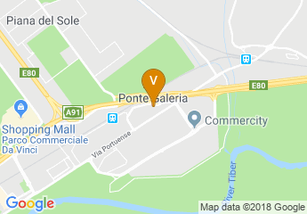 map of Fiera di Roma