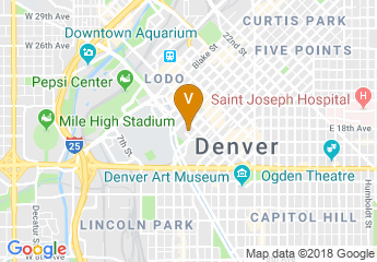 map of Temple Hoyne Buell Theatre