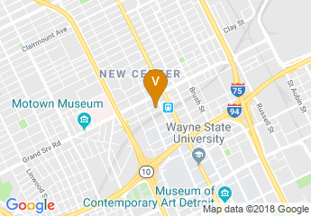 map of College for Creative Studies - Taubman Center