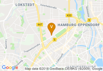 map of Dorint Hotel Hamburg - Eppendorf
