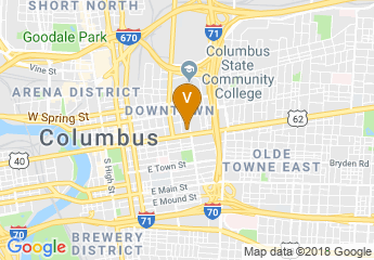 map of Columbus Museum of Art