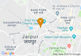map of Radisson Jaipur City Center