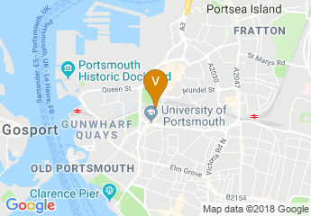 map of Portsmouth Guildhall Box Office