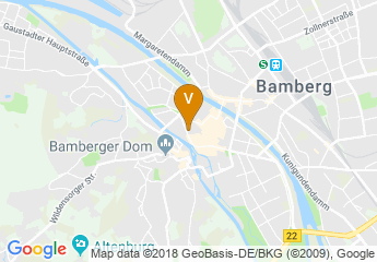 map of University of Bamberg