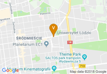 map of University of Lodz