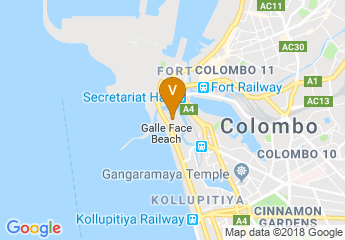 map of Shangri-La Hotel, Colombo