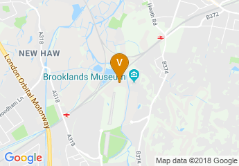 map of Mercedes-Benz Brooklands & Mercedes-Benz World