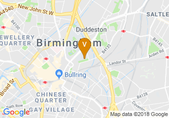 map of Birmingham City University