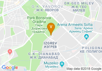 map of Restaurant Garden Park Hotel Moskva