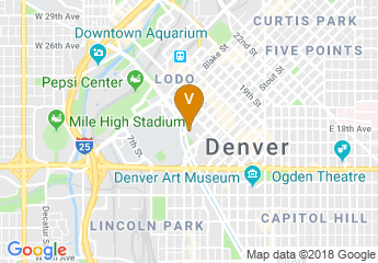 map of Seawell Ballroom at the DCPA