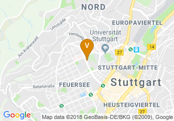map of Maritim Hotel Stuttgart