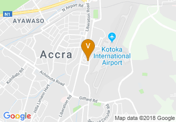 map of Holiday Inn Accra Airport