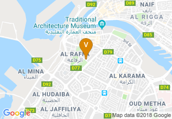 map of Omega Hotel, Bur Dubai, Dubai