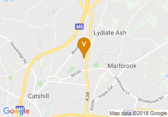 map of Bromsgrove Hotel & Spa Birmingham