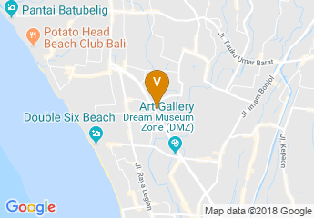 map of Hotel Santika Seminyak Bali