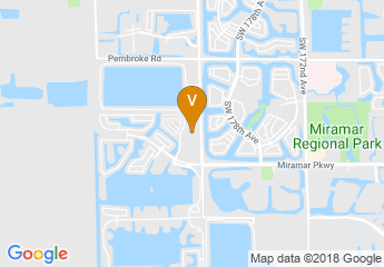 map of Sunset Lakes Community Center