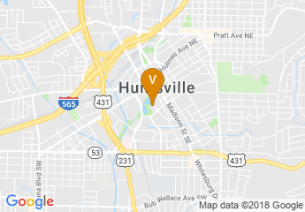 map of Huntsville Museum of Art