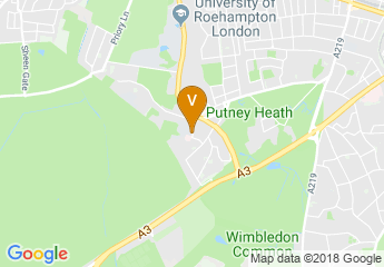 map of Whitelands College