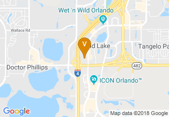 map of Rosen Inn International
