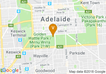 map of Adelaide Pavilion