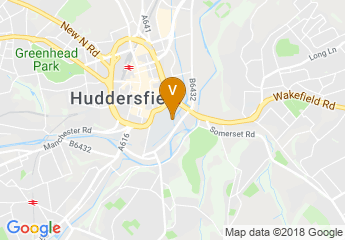 map of University of Huddersfield