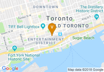 map of The Spa Intercontinental Toronto Centre