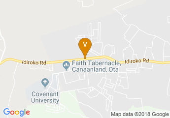 map of Covenant University, Ota