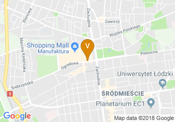 map of Vienna House Andel’s Lodz