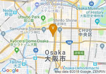 map of Daiwa Roynet Hotel Yotsubashi