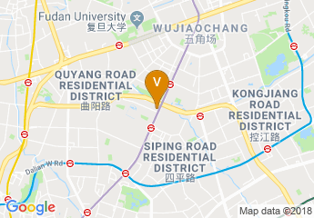 map of Jinjiang Metropolo Hotel,Shanghai, Tongji University