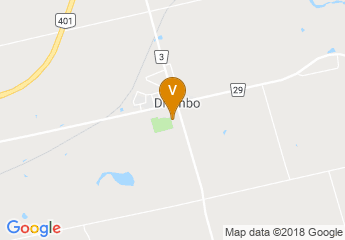 map of Drumbo Agricultural Society