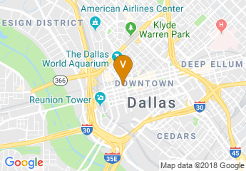 map of The City Club Dallas