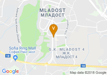map of Grami Hotel, Sofia
