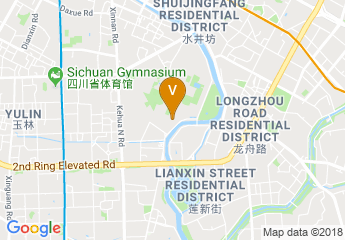 map of Sichuan University Wangjiang Campus (South Gate 2)