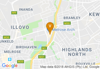 map of The Venue Melrose Arch
